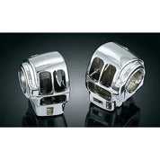 Kuryakyn Chrome Switch Housings Covers Set Harley Touring With Cruise Control