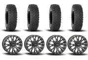 System 3 SB-4 Beadlock Matte Black 15" Wheels And XC450 Tires [30x10R-15]
