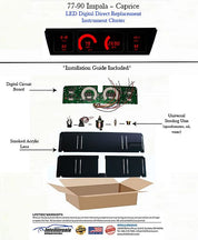 Intellitronix 1977-1990 Impala Caprice LED Digital DP1211 - White