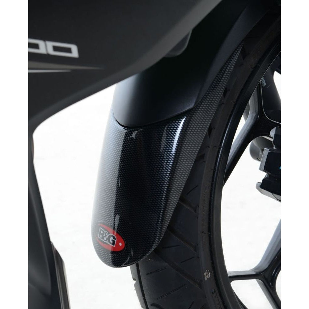 R&G Racing Black Fender Extender For 2012-2020 Kawasaki Ninja 300 EX300