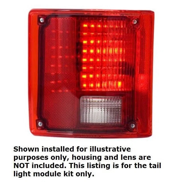 Dakota Digital 73-87 Chevy Fleetside Pickup LED Tail Lights Module Kit LAT-NR340