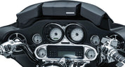 Kuryakyn Traditional 3-Pouch Fairing Bag Black