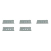 Set of 5 Hopkins Weldable Mounting Plate For Side Mount Break Away Kit