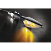 Kuryakyn Micro Rhombus Marker Lights Satin Black 2550