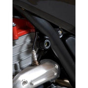 R&G Racing Black Frame Plug Upper For 2012-2013 Husqvarna TR650 Strada