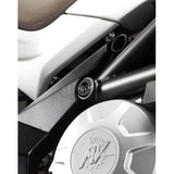 R&G Racing Black Lower Trellis Frame Plug For 2013-2016 MV Agusta Brutale 675