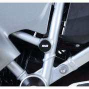 R&G Racing Black Left Hand Side Mid Frame Plug For 2014-2015 BMW R1200RT