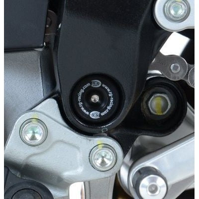 R&G Racing Black Lower Frame Plug LHS For 2013-2016 MV Agusta Brutale 675