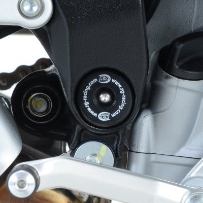 R&G Racing Black Lower Frame Plug RHS For 2013-2019 MV Agusta Brutale 800