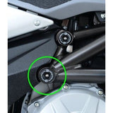 R&G Racing Black Lower Trellis Frame Plug For 2013-2019 MV Agusta Brutale 800
