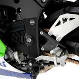 Tapón de chasis negro R&G Racing LHS para Kawasaki Ninja ZX10R ZX1000 2016-2019