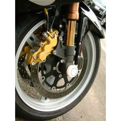 R&G Racing White Fork Protectors For 2001-2002 Suzuki GSXR1000