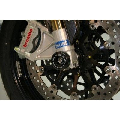 R&G Racing Black Fork Protectors For 2013-2018 Aprilia Caponord 1200