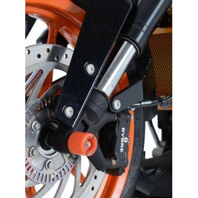 R&G Racing Black Fork Protectors For 2021-2023 Husqvarna 125 Svartpilen