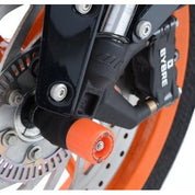 R&G Racing Orange Fork Protectors For 2021-2023 Husqvarna 125 Svartpilen