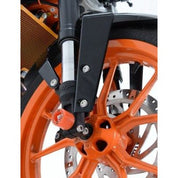 R&G Racing Orange Fork Protectors For 2021-2023 Husqvarna 125 Svartpilen