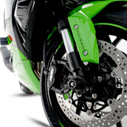 R&G Racing Black Fork Protectors For 2015-2024 Kawasaki Ninja ZX6R ZX636