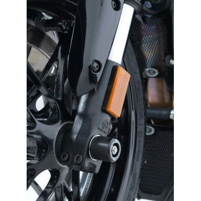 R&G Racing Black Fork Protectors For 2024-2025 EBR 1190SX FP0163BK