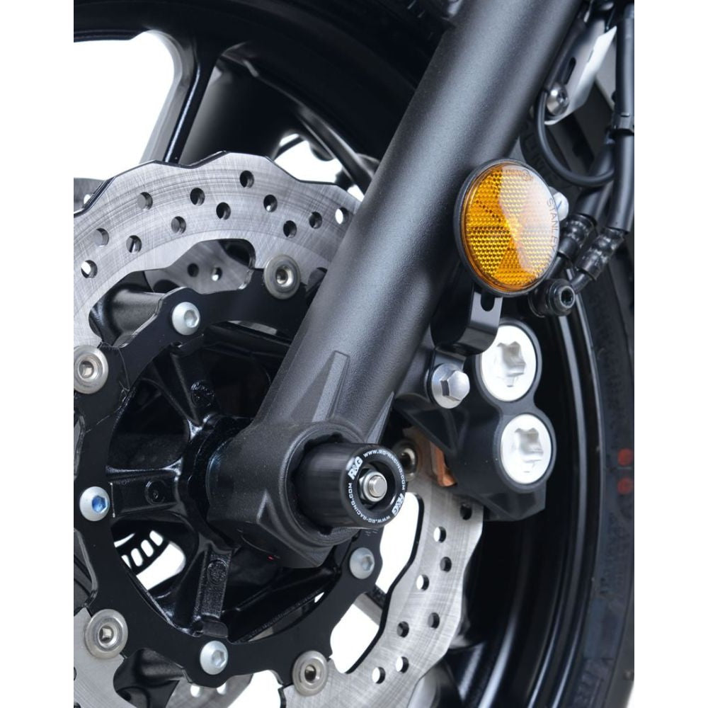 R&G Racing Black Fork Protectors For 2016-2021 Yamaha XSR700 FP0184BK