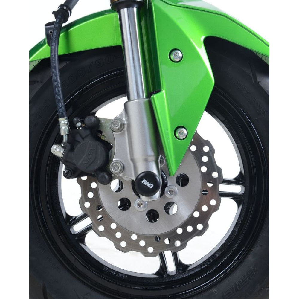 R&G Racing Black Fork Protectors For 2016-2018 Kawasaki Z125