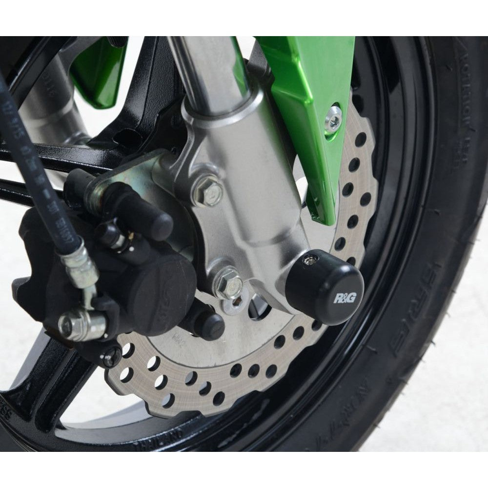 R&G Racing Black Fork Protectors For 2016-2018 Kawasaki Z125