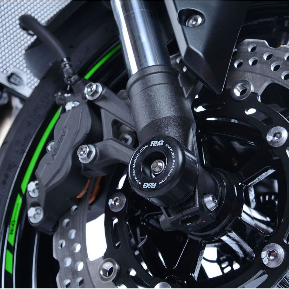 R&G Racing Black Fork Protectors For 2017-2019 Kawasaki Z900 ZR900