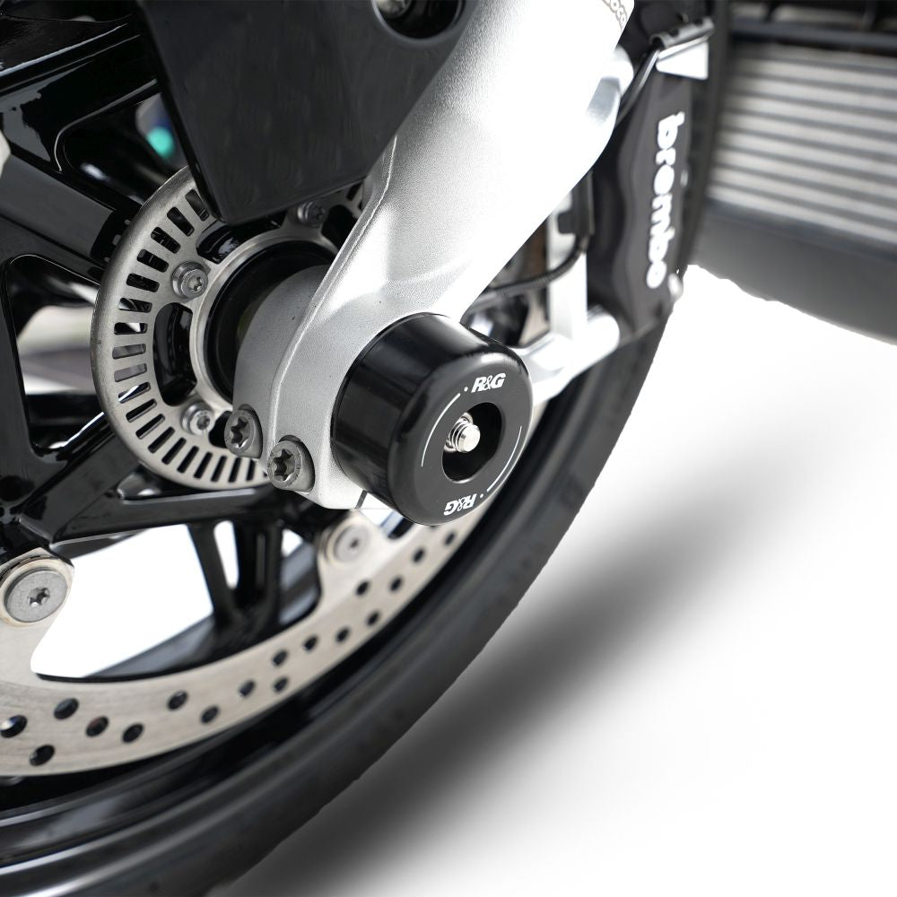 R&G Racing Black Fork Protectors For 2013-2014 BMW HP4