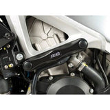 Protectores anticolisión negros R&G Racing - Protectores de chasis para Aprilia RSV4 1100 Factory 2019-2020