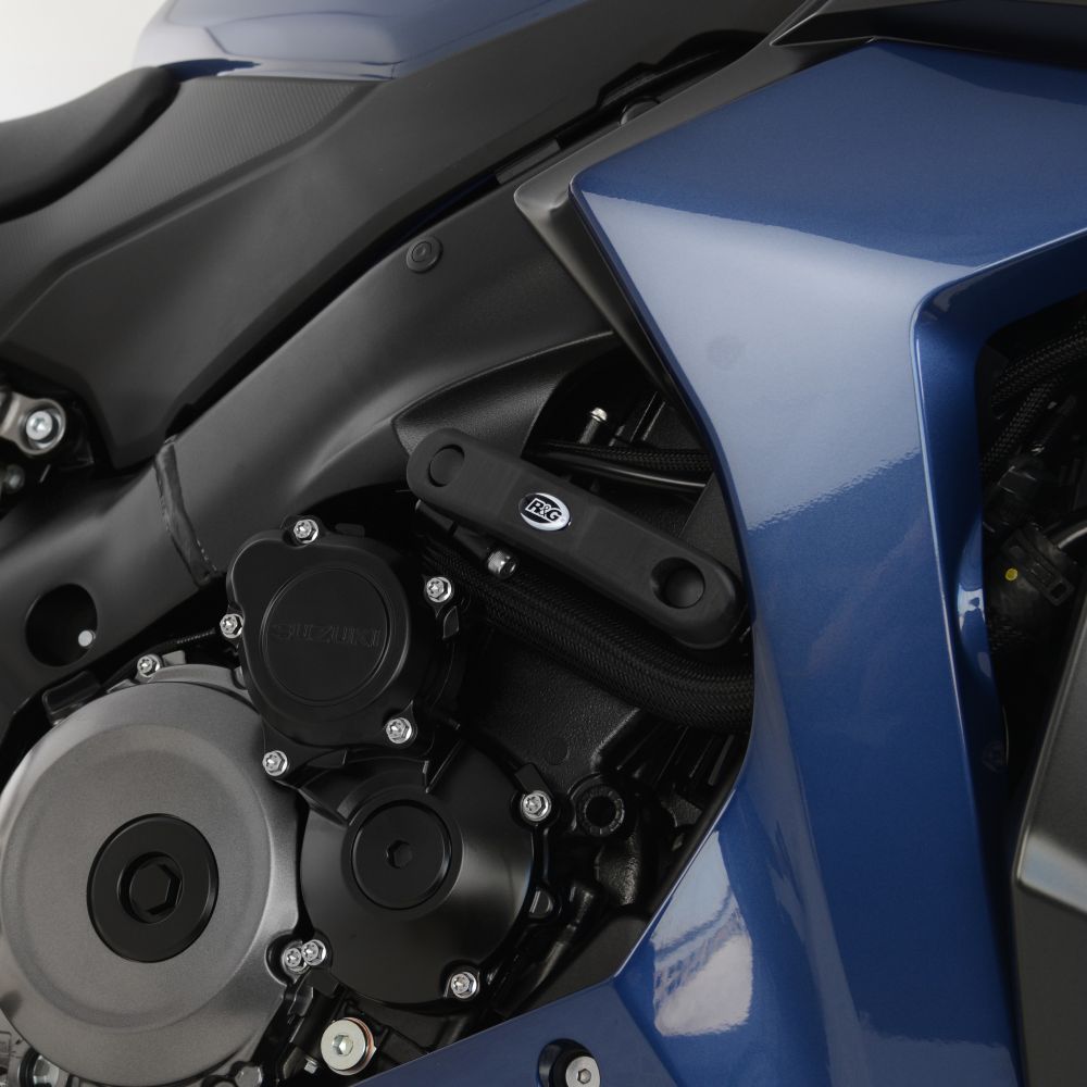 R&G Racing Black Crash Protectors - Frame Skidders For 2022-2024 Suzuki GSXS1000GT