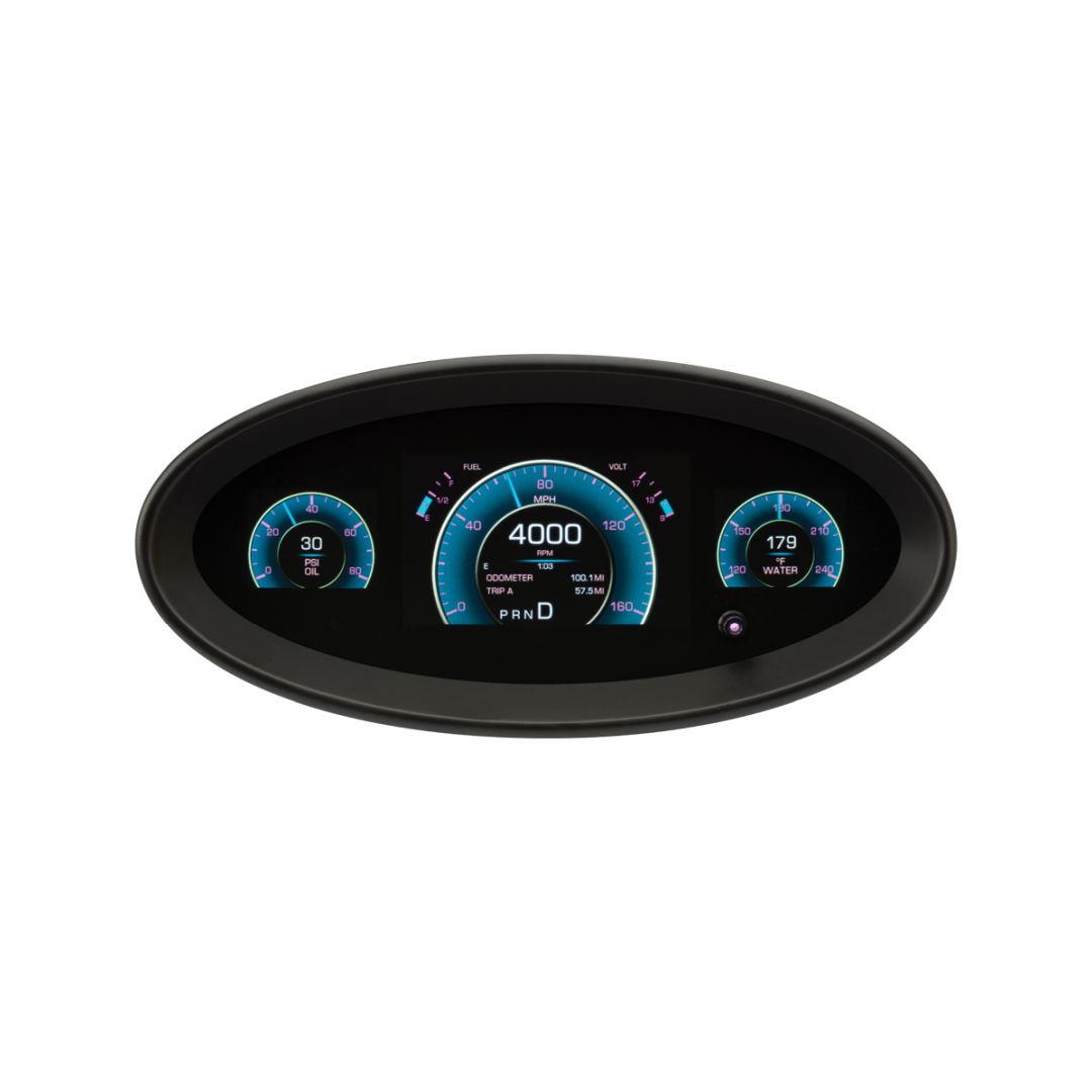 Dakota Digital GRFX Full Grafix Display Oval Gauge Set GRFX-2017