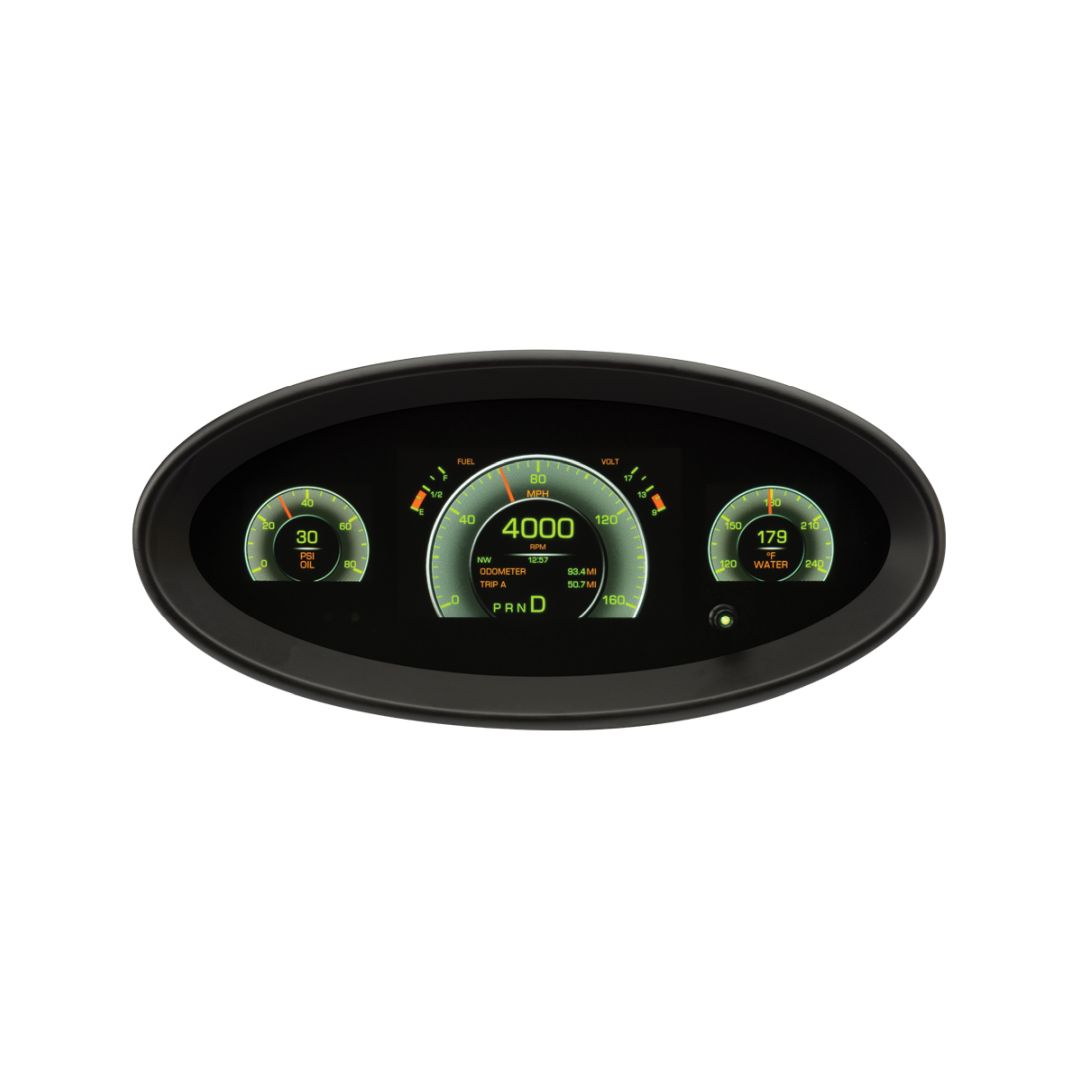 Dakota Digital GRFX Full Grafix Display Oval Gauge Set GRFX-2017