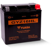 Yuasa Maintenance Free GYZ16HL 12 Volt Battery YUAM716GHL