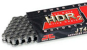 JT Sprockets HDR Heavy Duty Black Steel Spring/Clip Link Chain 428-140