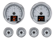 Dakota Digital 6-Piece Round HDX Analog Universal Gauge kit HDX-2024