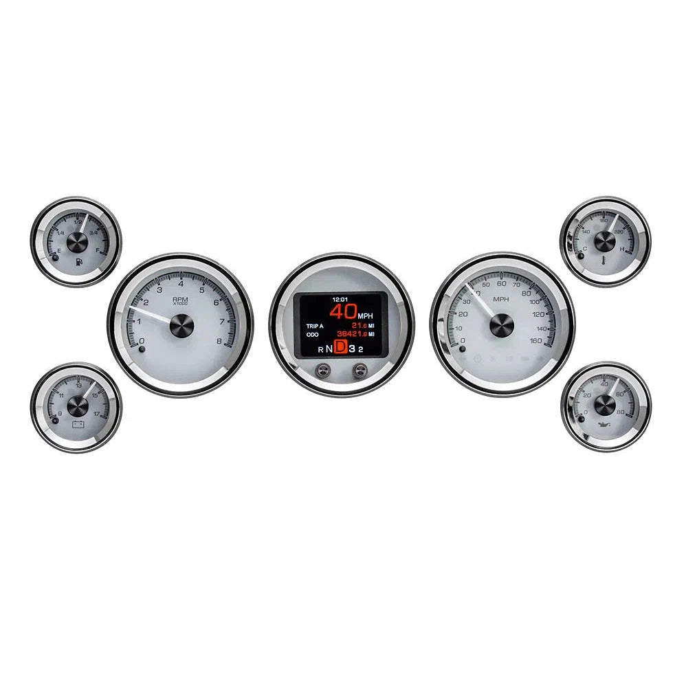 Dakota Digital 7-Piece Round HDX Analog Universal Gauge kit HDX-2070