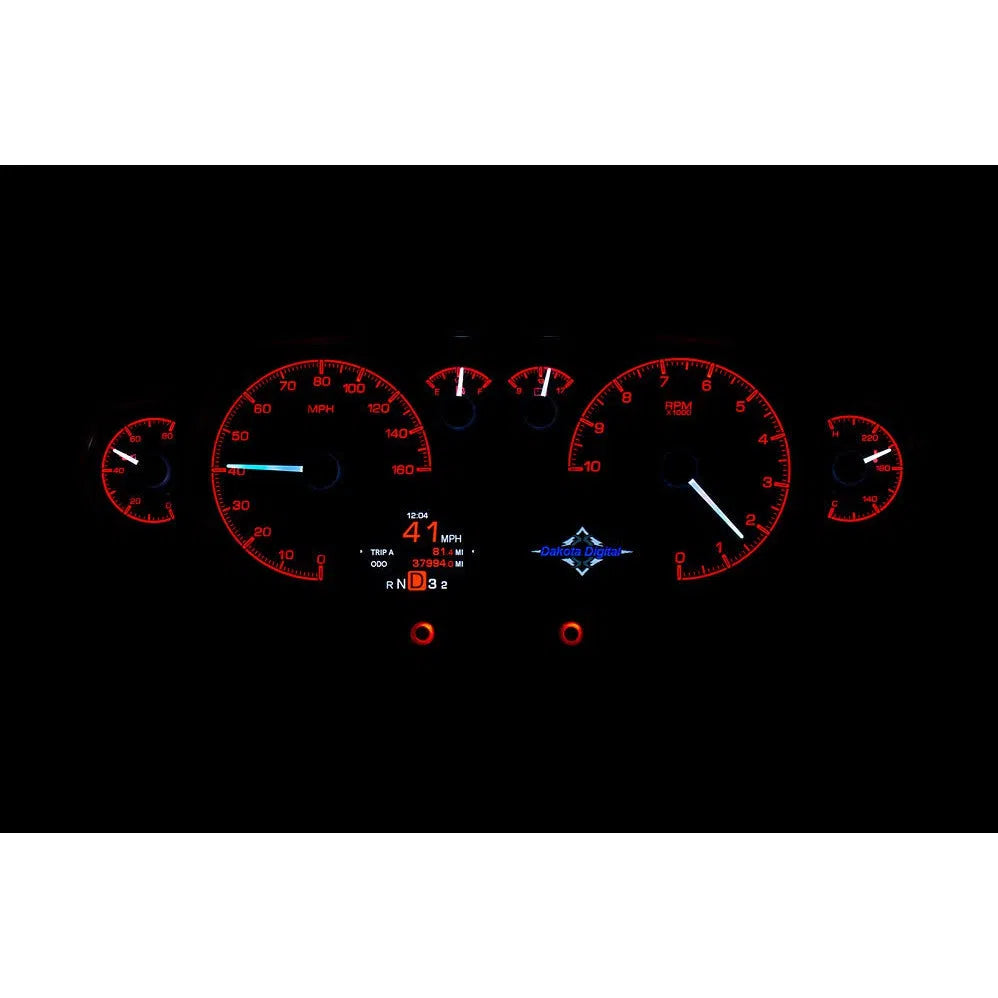 Dakota Digital Race inspired HDX Analog Universal Gauge kit HDX-2200