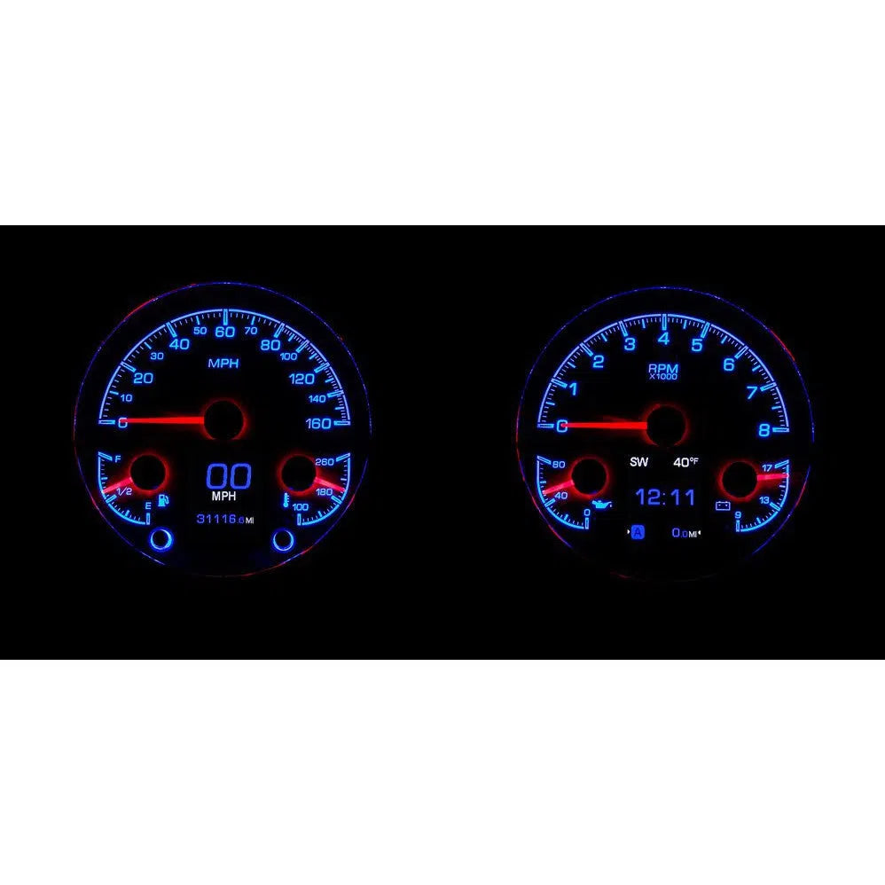 Dakota Digital 1947-1953 Chevrolet/GMC Pickup HDX Analog Gauge kit HDX-47C-PU