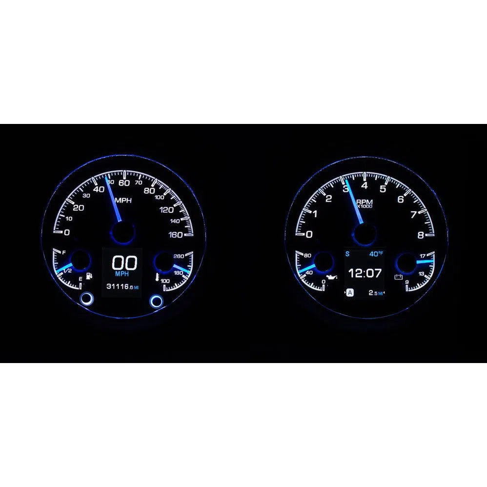 Dakota Digital 1947-1953 Chevrolet/GMC Pickup HDX Analog Gauge kit HDX-47C-PU