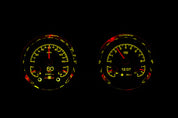 Dakota Digital 1954-1955 Chevrolet Pickup HDX Analog Gauge kit HDX-54C-PU