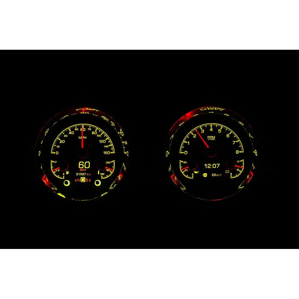 Dakota Digital 1954-1955 Chevrolet Pickup HDX Analog Gauge kit HDX-54C-PU