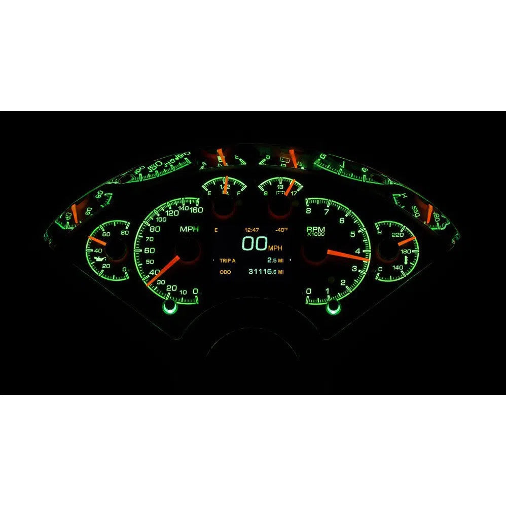 Dakota Digital 1955-1956 Chevrolet Car HDX Analog Gauge kit HDX-55C