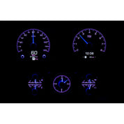 Dakota Digital 1967 Chevrolet Camaro HDX Analog Gauge kit With Console Gauges HDX-67C-CAC