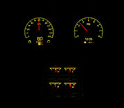 Dakota Digital 1968 Chevrolet Camaro HDX Analog Gauge kit With Console Gauges HDX-68C-CAC