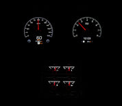 Dakota Digital 1968 Chevrolet Camaro HDX Analog Gauge kit With Console Gauges HDX-68C-CAC