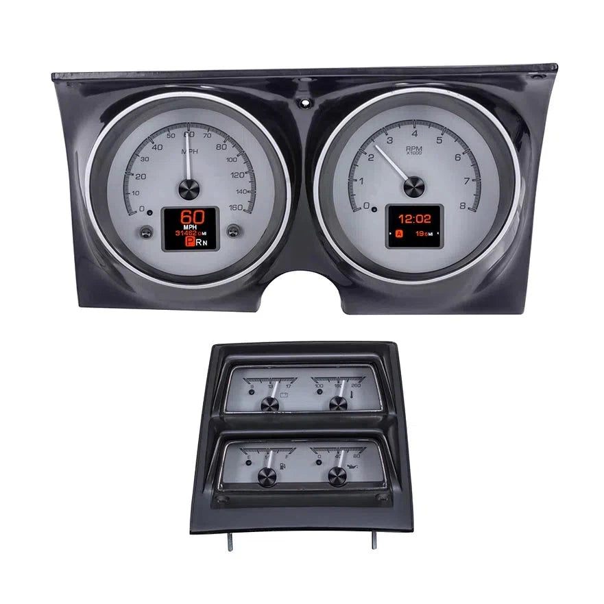 Dakota Digital 1968 Chevrolet Camaro HDX Analog Gauge kit With Console Gauges HDX-68C-CAC