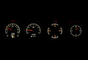 Dakota Digital 1970-1974 Dodge Challenger Rallye HDX Analog Gauge kit HDX-70D-CLG