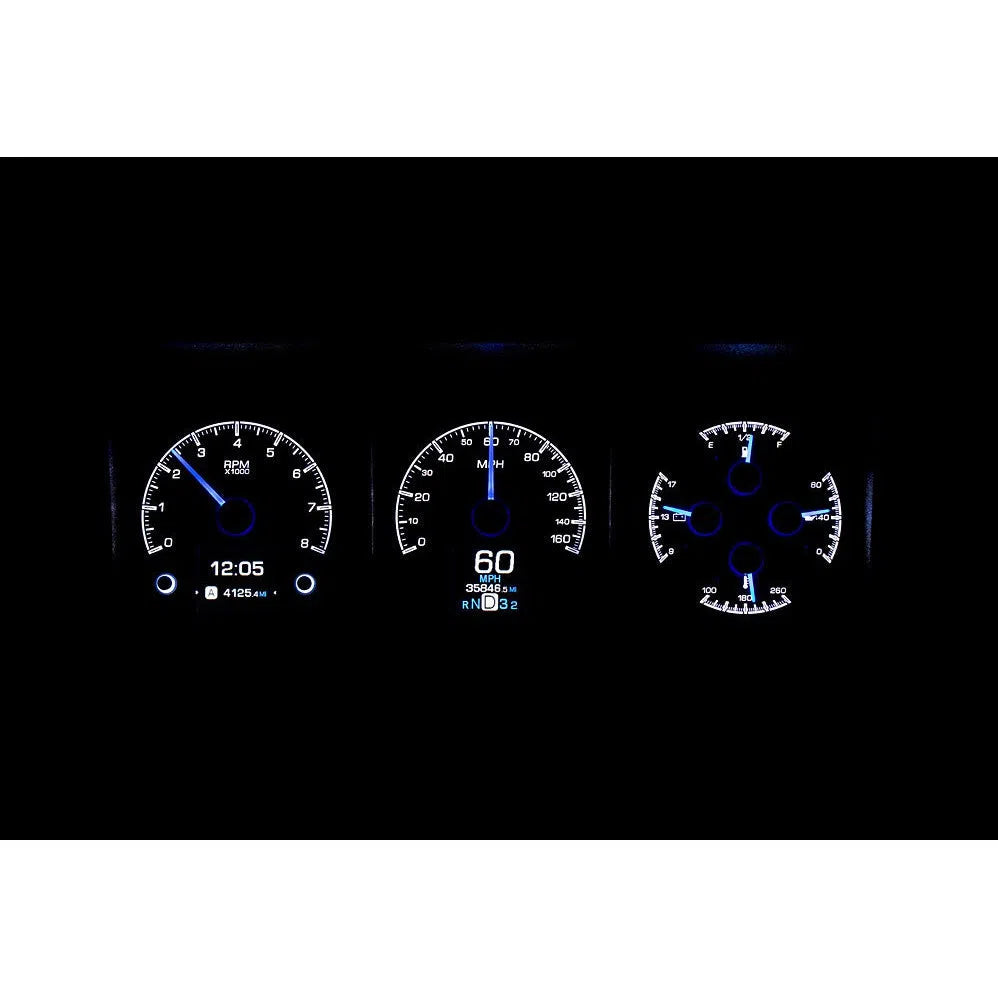 Dakota Digital 1973-1979 Ford Pickup HDX Analog Gauge kit HDX-73F-PU