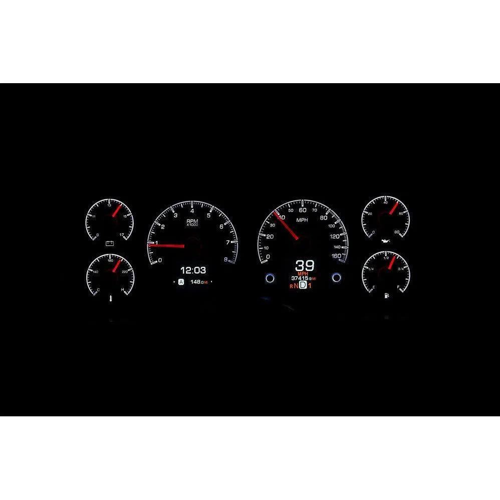 Dakota Digital 1987-1989 Ford Mustang HDX Analog Gauge kit HDX-87F-MUS