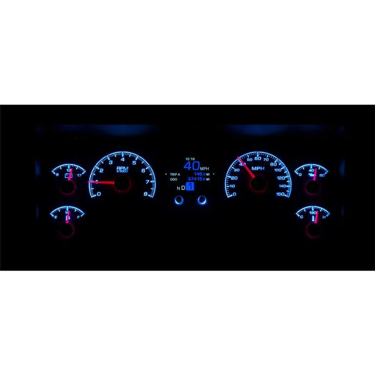 Dakota Digital 1996-1903 Jeep Wrangler HDX Analog Gauge kit HDX-96J-TJ