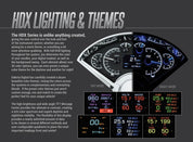 Dakota Digital 1967 Chevrolet Camaro HDX Analog Gauge kit With Console Gauges HDX-67C-CAC